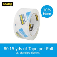 Scotch Heavy Duty Shipping Packaging Tape, 1.88