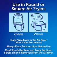 Reynolds Kitchens Unbleached Parchment Air Fryer Liners, 150 Ct.