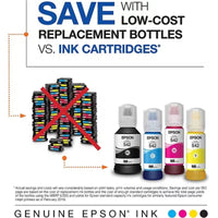 Epson T542 Black and Color Ink Bottles, Club Pack