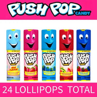Push Pop Variety Pack Candy, 0.5 Oz., 24 Ct.