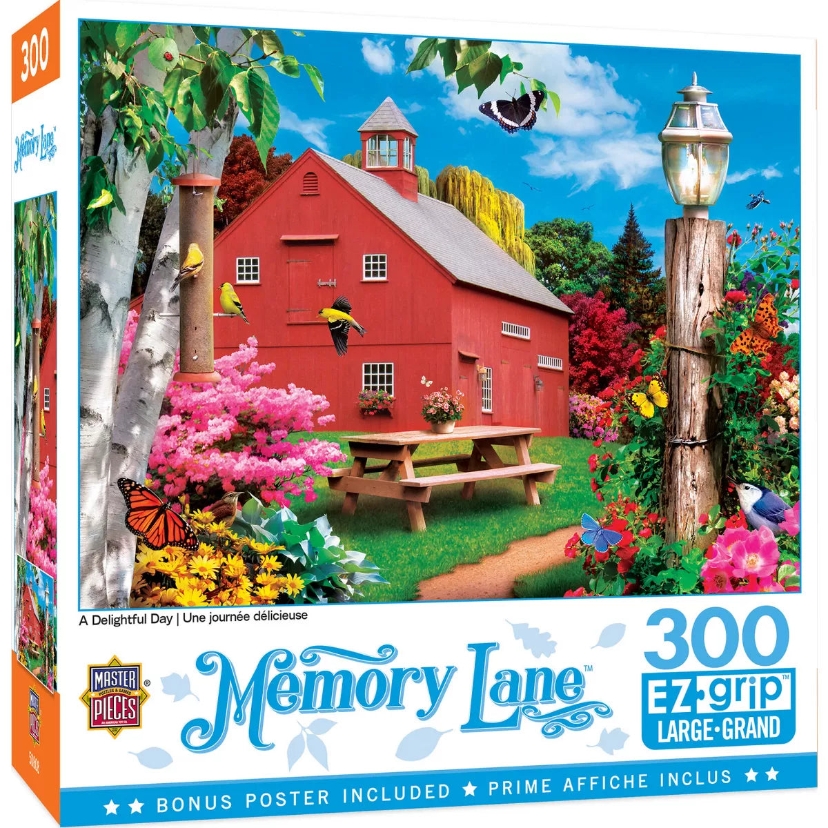 Masterpieces 300 Piece EZ Grip Jigsaw Puzzle - a Delightful Day - 18"X24".