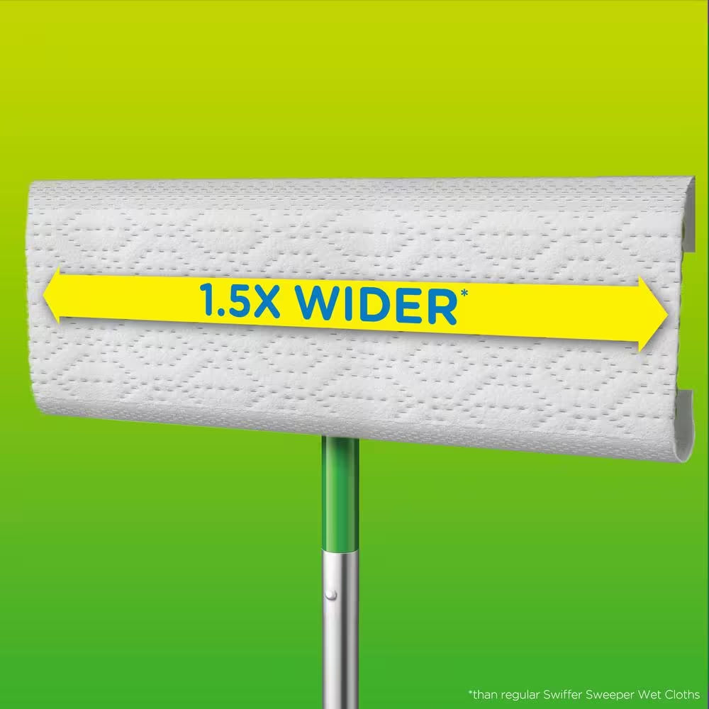 Sweeper XL Wet Mopping Cloth Refills with Open Window Scent (12-Count)