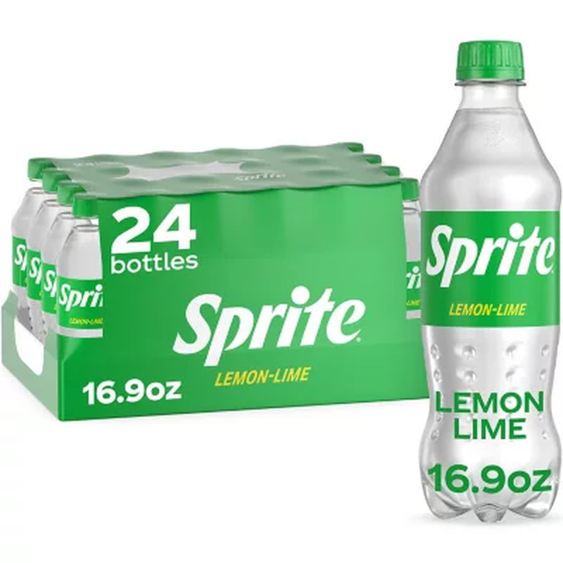 Sprite Lemon Lime Soda Soft Drinks, 16.9 Fl Oz., 24 Pk.