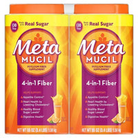 Metamucil Psyllium 4In1 Fiber Supplement Powder, Orange, 55 Oz., 2 Pk.