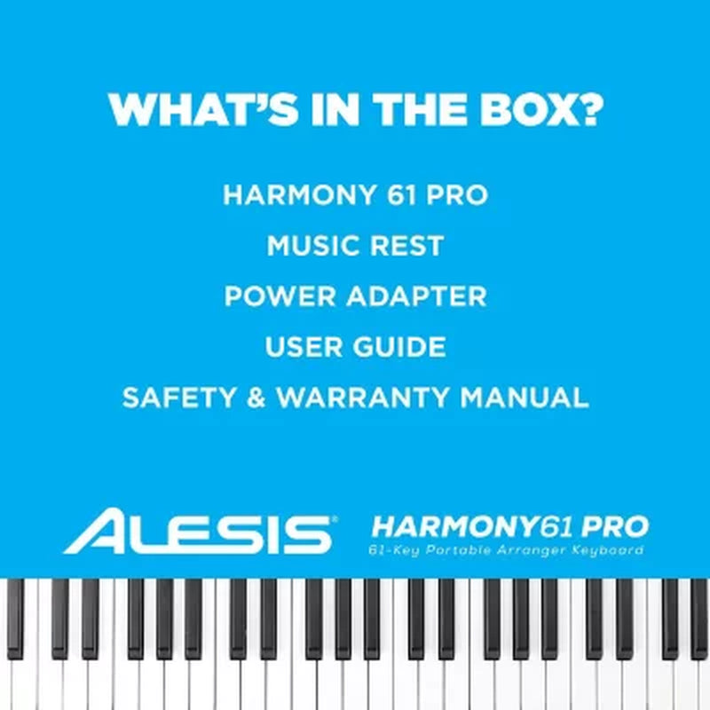 Alesis Harmony 61 Pro Portable Keyboard