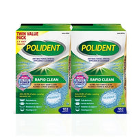 Polident Rapid Clean Dental Cleanser Tablets, 102 Ct., 2 Pk.