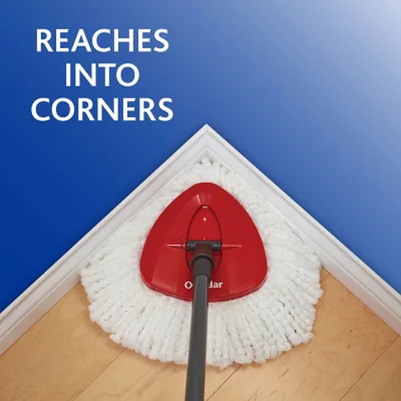 O-Cedar Easy Wring Spin Mop System, 4 Ct.