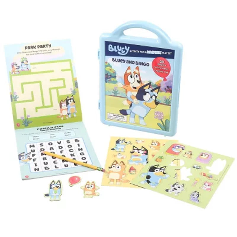 Magnetic Play Set: Bluey and Bingo, Mixed Media