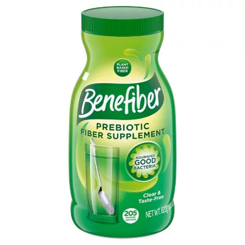 Benefiber Daily Prebiotic Fiber Supplement Powder, Unflavored, 28.9 Oz.