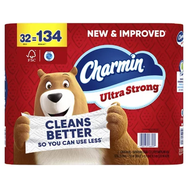 Charmin Ultra Strong 2-Ply Toilet Paper 32 Rolls, 231 Sheets/Roll