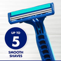 Gillette Sensor2 plus Lubrastrip Pivoting Head Disposable Razors, 52 Ct.