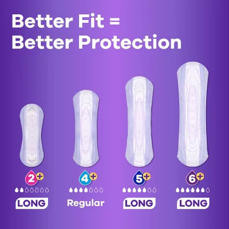 Always Discreet plus Incontinence Pads for Women, Moderate, 153 Ct.