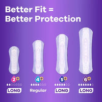 Always Discreet plus Incontinence Pads for Women, Moderate, 153 Ct.