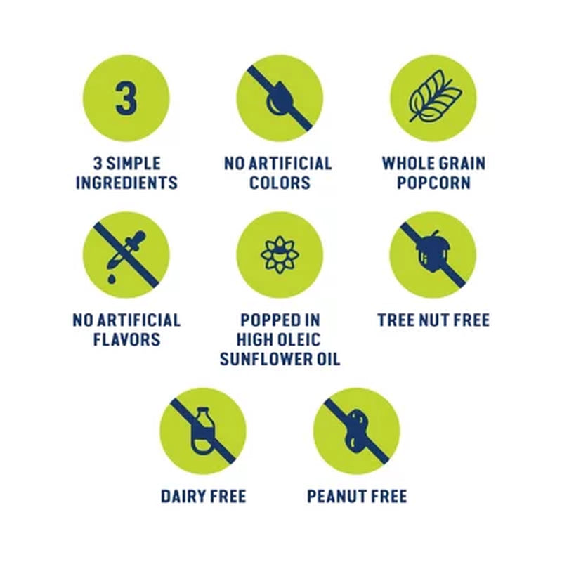 Skinnypop Original Popcorn Snack Bags, 0.65 Oz., 28 Pk.