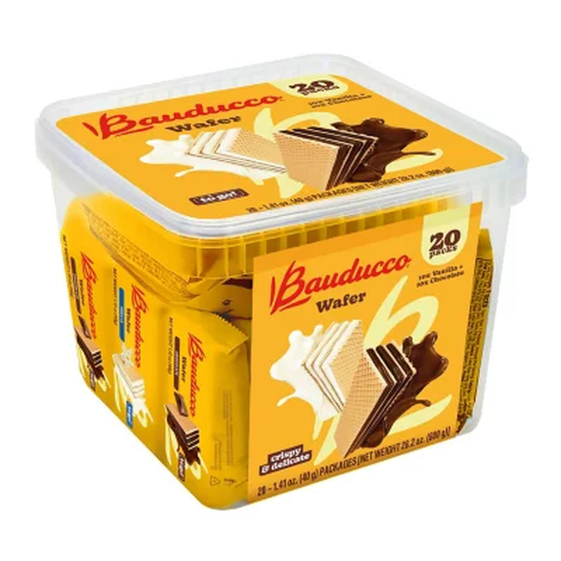 Bauducco Wafer Tub, 20 Pk.