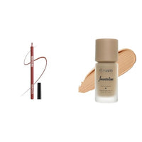 MARS Matte Lip Liner | One Swipe Smooth Application | Long Lasting Lip Pencil (1.4gm) (20-CHILL RED) High Coverage Liquid Foundation | Blemish Free & Blendable Foundation for Makeup (40ml) (SHADE-07)