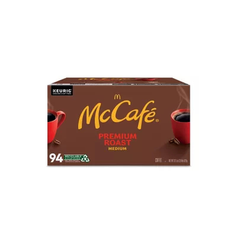 Mccafe Premium Medium Roast K-Cup Coffee Pods, 94 Ct.
