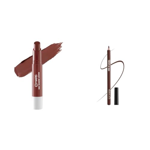 MARS Matte Super Stay Up to Hours Long Lasting | Smudge Proof and Waterproof Lipstick for Women (2.,MARS Matte Liner | One Swipe Smooth Application | Long Lasting Lip Pencil | (1.6gm) (14-Choco Butte