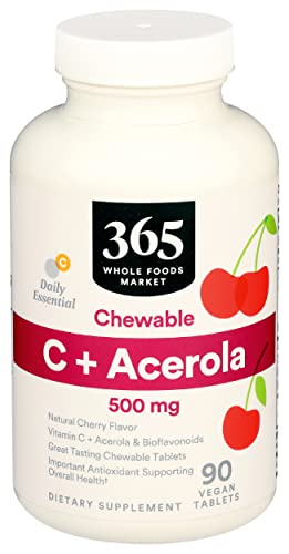 365 Vitamin C Plus Acerola C 500Mg, 90 Tablets
