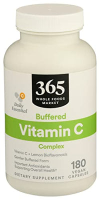 365 Vitamin C Complex Buffered, 180 Veg Capsules