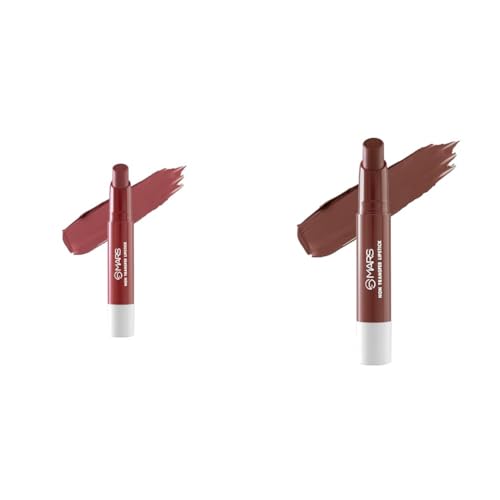 MARS Matte Super Stay Lipstick |(2.6 gm) (02-TREASURE) Matte Super Stay Lipstick | Up to 12 Hours Long Lasting | Smudge Proof and Waterproof Lipstick for Women (2.6 gm) (12-SINFUL)