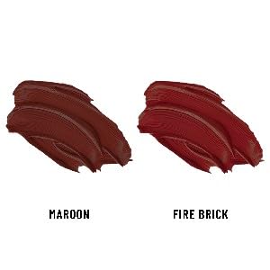 Seven Seas Lips & Cheek Tint Combo Pack of 2 | Matte Natural Blush for Women | Lip Tint with Vitamin E | Nourishing Cheek Tint (Maroon, Fire Brick)