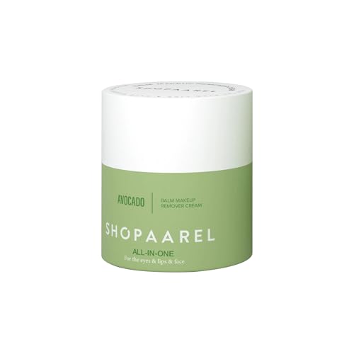 Shopaarel ALL-IN-ONE Balm Make Up Remover Cream, Cleansing Balm & Oil, Removes Excess Oil & Dirt, Remove Waterproof Makeup In One Wash, Deep Pore Cleansing, Face Makeup Remover-50 ML,Avocado
