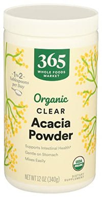 365 Acacia Fiber Clear Organic, 12 Ounce