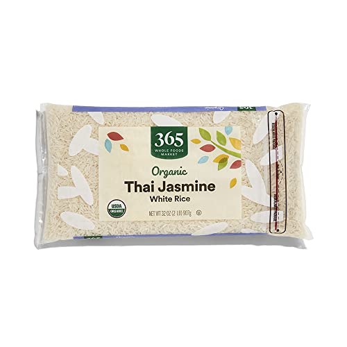 365 Rice White Thai Jasmine Organic, 32 Ounce