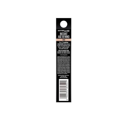 Maybelline New York Instant Age Rewind Dark Circles Treatment Concealer - Honey, Packed with Goji Berry & Haloxyl, Bright & Refreshed eyes, Erase dark circles & fine lines, Long Lasting Concealer | 6g