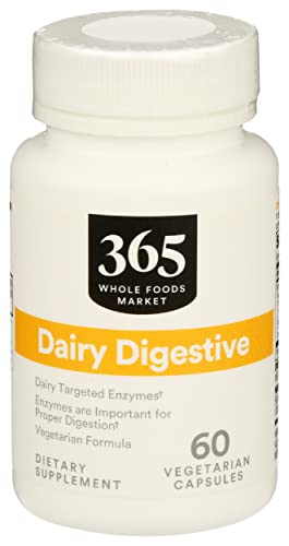 365 Digestive Enzyme Dairy, 60 Count