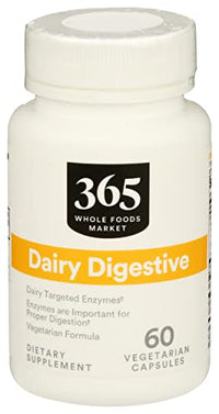 365 Digestive Enzyme Dairy, 60 Count