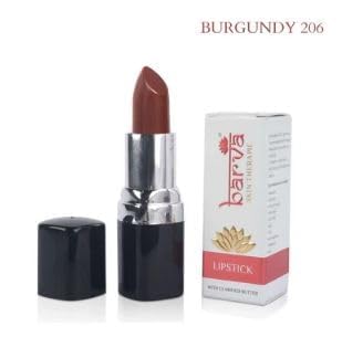 Barva Simple Makeover Kit Ghee-Enriched Makeup Contains BB Cream 10ml, Kajal, Beige Foundation & Lipstick. (Burgundy)