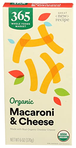 365 Macaroni And Cheese Organic, 6 Ounce