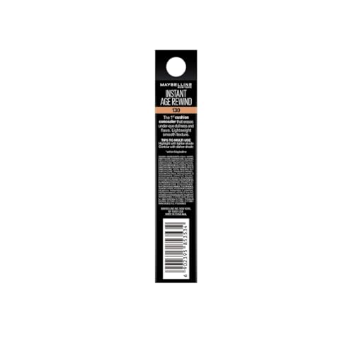 Maybelline New York Instant Age Rewind Dark Circles Treatment Concealer - Medium, Packed with Goji Berry & Haloxyl, Bright & Refreshed eyes, Erase dark circles & fine lines, Long Lasting Concealer, 6g