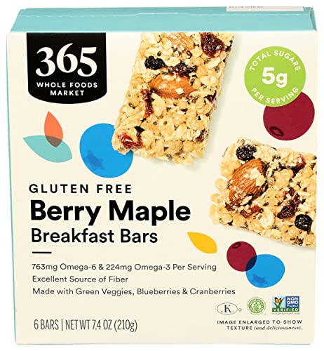 365 Bars Breakfast Blueberry Maple, 7.42 Ounce
