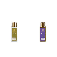 Forest Essentials Hair Conditioner, Japapatti and Brahmi, 50ml & Forest Essentials Hair Cleanser Amla, Honey and Mulethi, 50ml