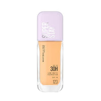 Maybelline New York Super Stay Lumi-Matte Liquid Foundation - 123, Up To 30H Long Wear, Water & Transfer Proof. SuperStay Lumi-Matte Liquid Foundation comes with Non-comedogenic & Vegan Formula | 35ml