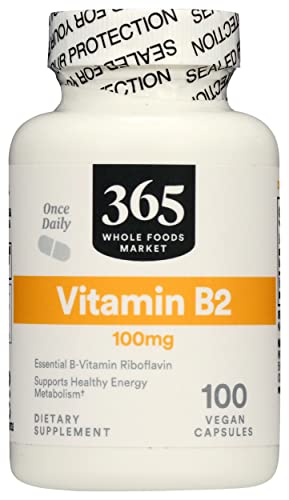 365 Vitamin B2 100Mg, 100 Veg Capsules
