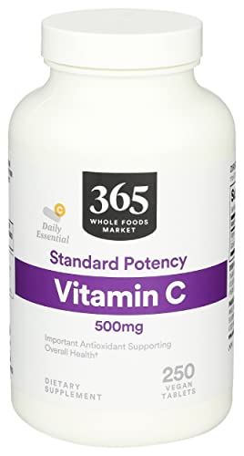 365 Vitamin C 500Mg, 250 Tablets