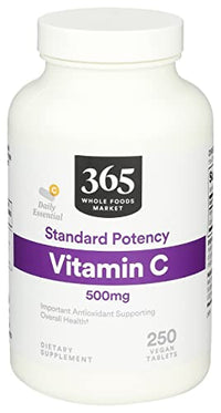 365 Vitamin C 500Mg, 250 Tablets