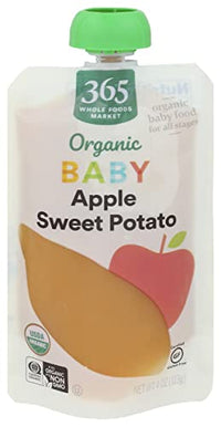 365 Baby Food Apple Sweet Potato Organic, 4 Ounce