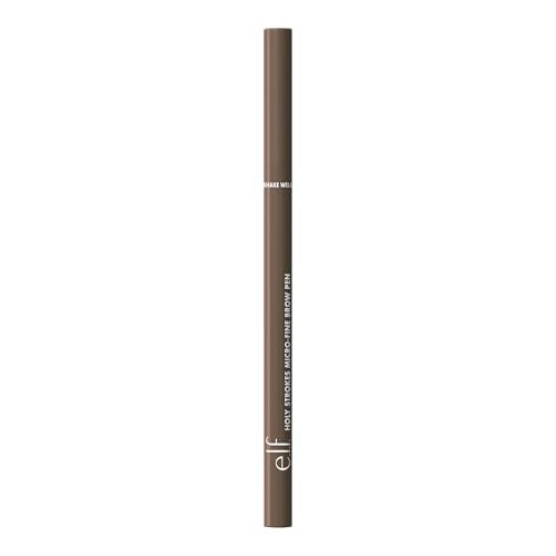 e.l.f. Holy Strokes Micro-Fine Brow Pen, for a Natural Look, Long-Lasting Eyebrow Pencil, Waterproof & Smudge-Proof, Vegan & Cruelty Free, Taupe