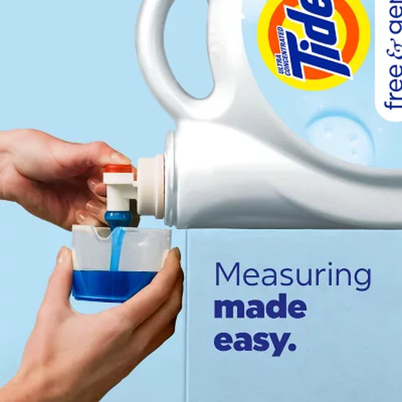 Tide Free & Gentle Liquid Laundry Detergent, 152 Loads, 170 Fl. Oz.