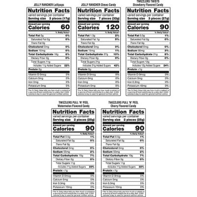 JOLLY RANCHER & TWIZZLERS Fruit Flavored Easter Candy, Variety Pack, Fun Size, 270 Pcs.