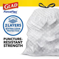 Glad Forceflex 13-Gallon Kitchen Trash Bags, Gain Original Scent + Febreze, 160 Ct.