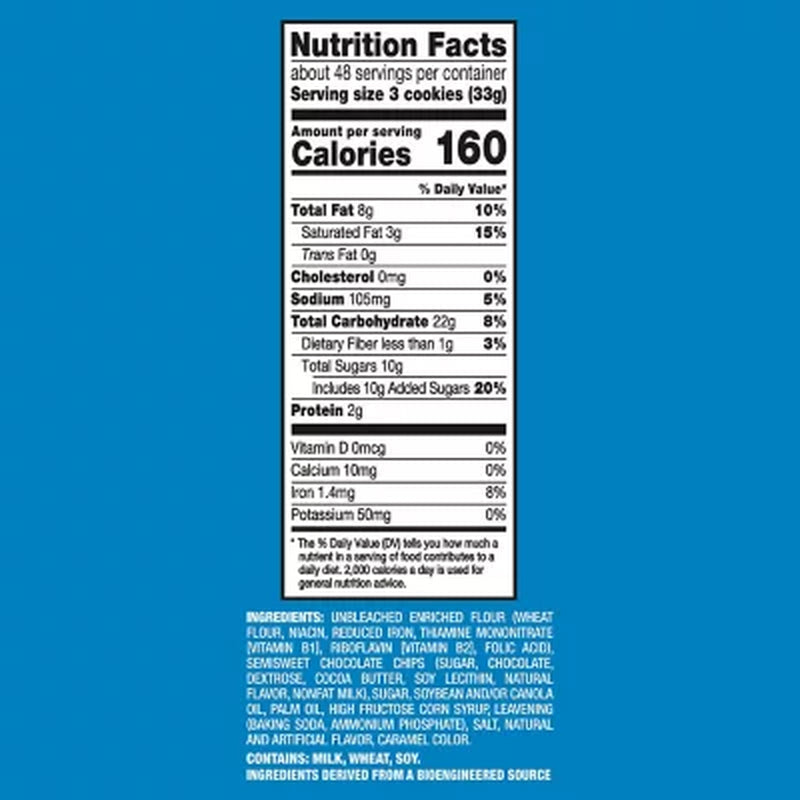 CHIPS AHOY! Chocolate Chip Cookies, Family Size, 18.2 Oz., 3 Pk.