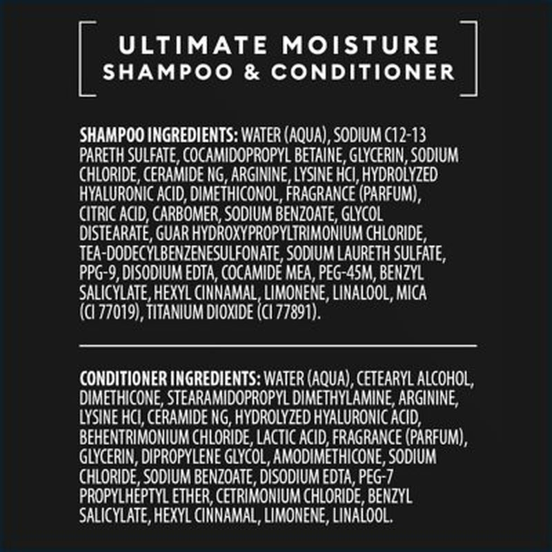Tresemmé Ultimate Moisture Shampoo & Conditioner, 39 Fl. Oz., 2 Pk.