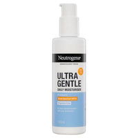 Neutrogena Ultra Gentle Daily Moisturiser SPF 15 | Glycerine based | Light Weight & Non Greasy | UVA & UVB Protection | Parabens Free | Fragrance Free | Dry & Sensitive Skin | 100ml
