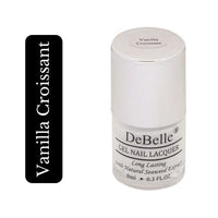 DeBelle Gel Nail Polish Vanilla Croissant(White Nail Paint)|Non UV - Gel Finish |Chip Resistant | Seaweed Enriched Formula| Long Lasting|Cruelty and Toxic Free| 8ml